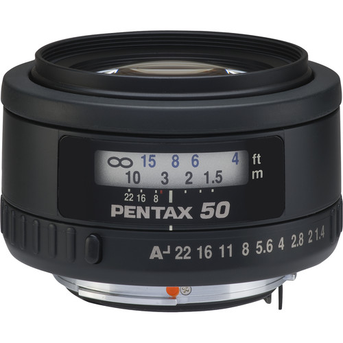  Pentax Normal SMCP-FA 50mm f/1.4 Autofocus Lens 