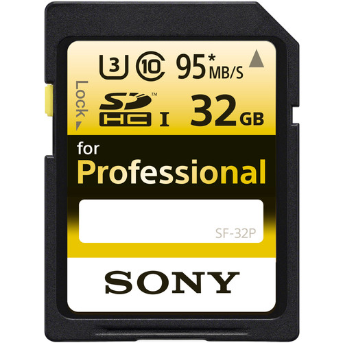 Sony 32GB Professional SDHC UHS-I Memory Card (Class 10)