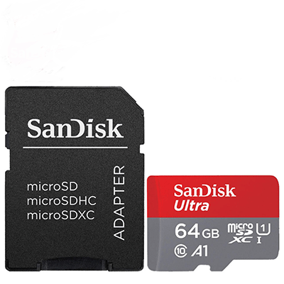 کارت میکرو اس دی 64 گیگ Sandisk Ultra microSDHC Card 98MB/s 64GB 653X