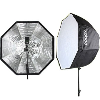 اکتا باکس چتری 80 سانتی متر گودگس Godox 80cm Portable Octa Umbrella Softbox for Speedlight