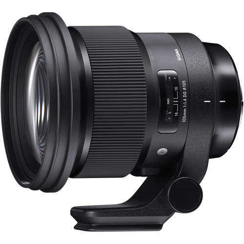 لنز تله سیگما برای نیکون  Sigma 105mm f/1.4 DG HSM Art Lens for Nikon F 