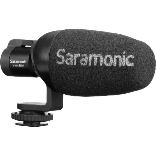 میکروفن سارامونیک Saramonic Vmic Mini Ultra-Compact Camera-Mount Shotgun Microphone for DSLR Cameras and Smartphones