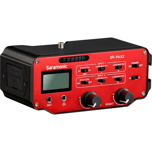 میکسر سارامونیک Saramonic SR-PAX2 Active 2-Channel Audio Adapter for DSLR Cameras