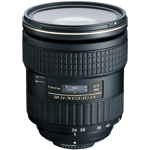 لنز توکینا برای نیکون Tokina AT-X 24-70mm f/2.8 PRO FX Lens for Nikon F