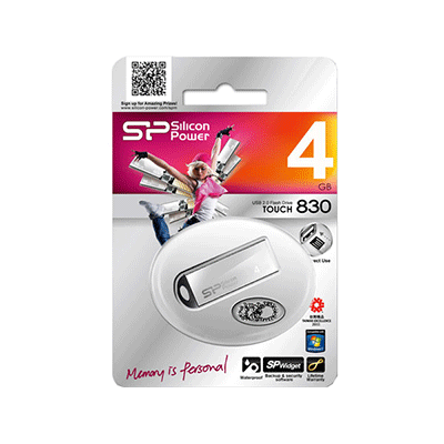 فلش مموری سیلیکون پاور 4 گیگ Silicon Power Touch 830 USB Flash Memory 4GB