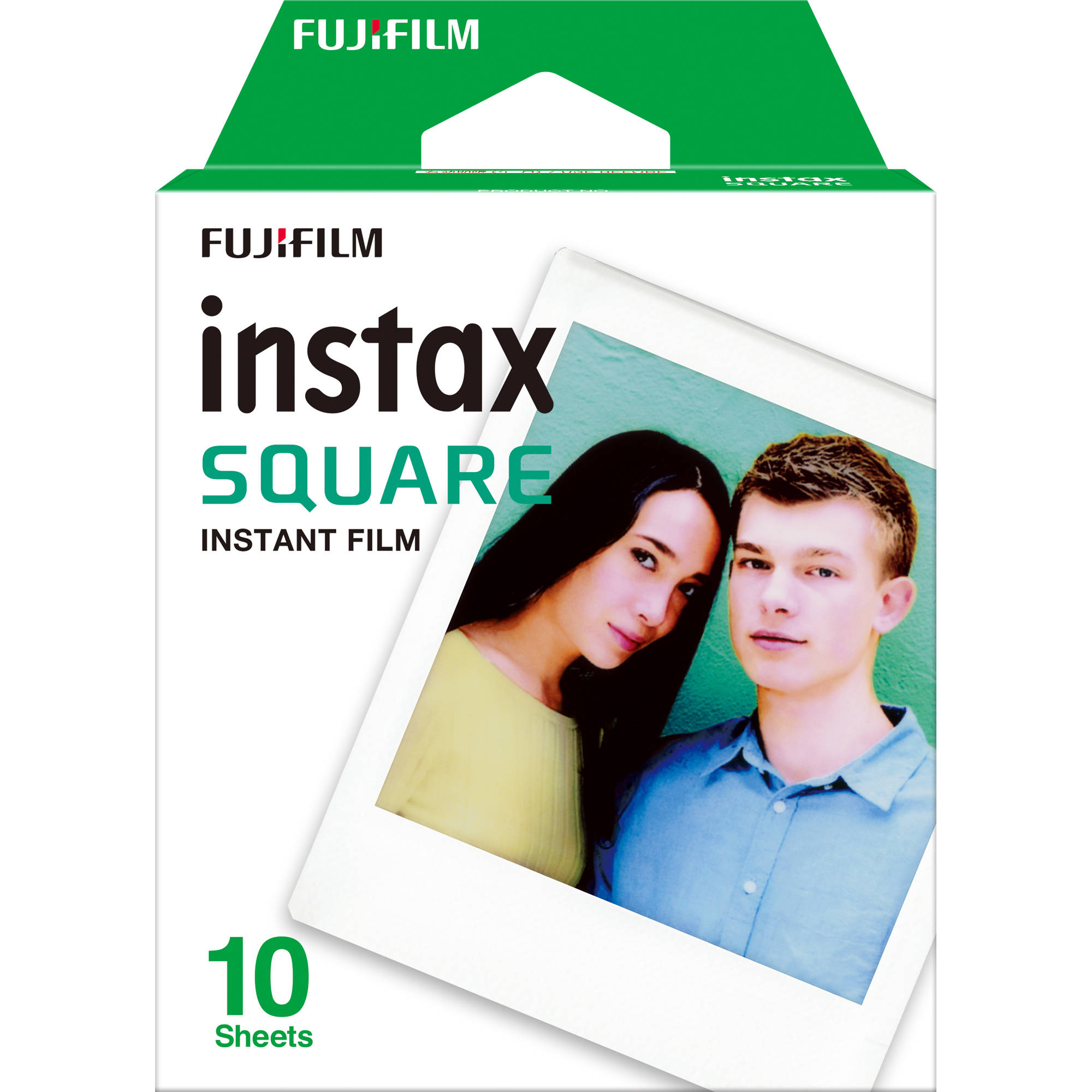 کاغذ چاپ سریع مربعی فوجی فیلم 10 عددی FUJIFILM INSTAX SQUARE Instant Film