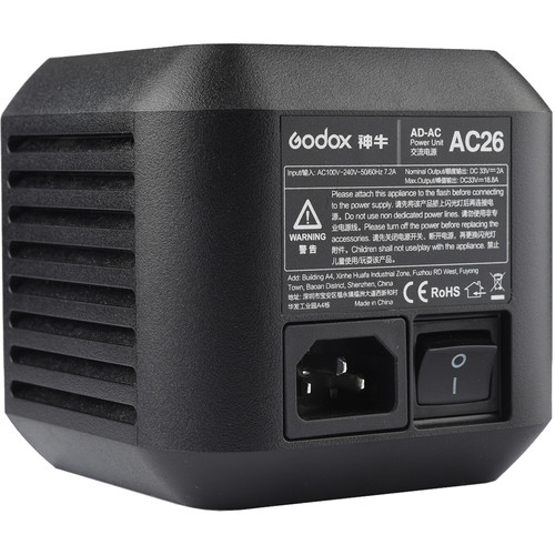 آداپتور برق مستقیم گودکس Godox AC Adapter for AD600Pro Witstro Outdoor Flash:AC-26
