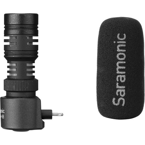 میکروفن سارامونیک Saramonic SmartMic+ Di Compact Directional Microphone with Lightning Plug for iOS Mobile Devices