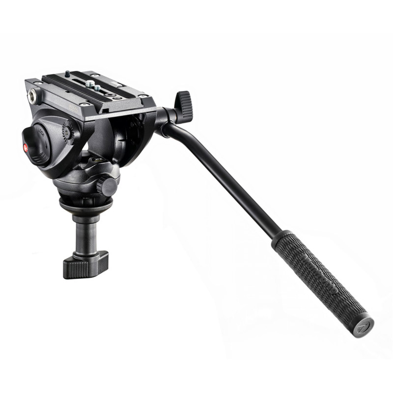 هد فیلم برداری مانفروتو Manfrotto MVH500A Fluid Video Head w/ 60mm Half Ball