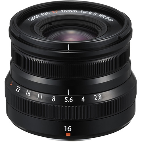 لنز واید فوجی فیلم FUJIFILM XF 16mm f/2.8 R WR Lens :Black
