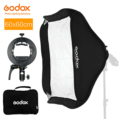 سافت باکس اکسترنال Godox S2 Speedlite Bracket with 60x60cm Softbox