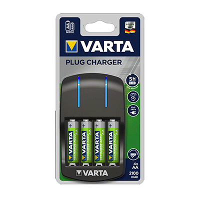 شارژر باتری وارتا Varta Plug Charger به همراه باتری
