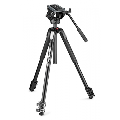 کیت سه پایه فیلم برداری مانفروتو Manfrotto MVH500AH Fluid Video Head with MT190XPRO3 tripod
