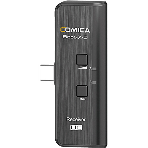گیرنده 2 کاناله میکروفن کامیکا Comica Audio BoomX-D UC RX سازگار با تلفن های با پورت Type-C