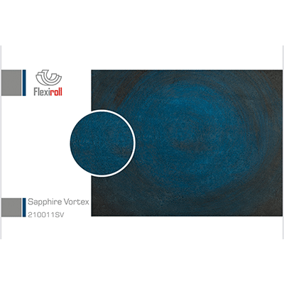 بک دراپ فلکسی رول ایلکین ILKEEN FLEXIROLL BACKDROP (75X100CM , Sapphire vortex 210011SV)