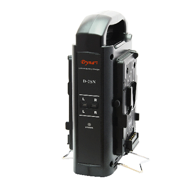 شارژر دوقلوی باتری وی مانت Dynacore D-2SN Charger V-Lock Stand-Up for 2 batterie