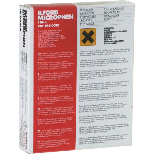 داروی ظهور فیلم Ilford Microphen Developer (Powder) for Black & White Film - Makes 1 Liter