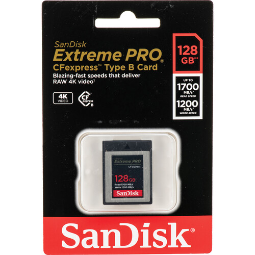 کارت حافظه سن دیسک SanDisk 128GB Extreme PRO CFexpress Card Type B
