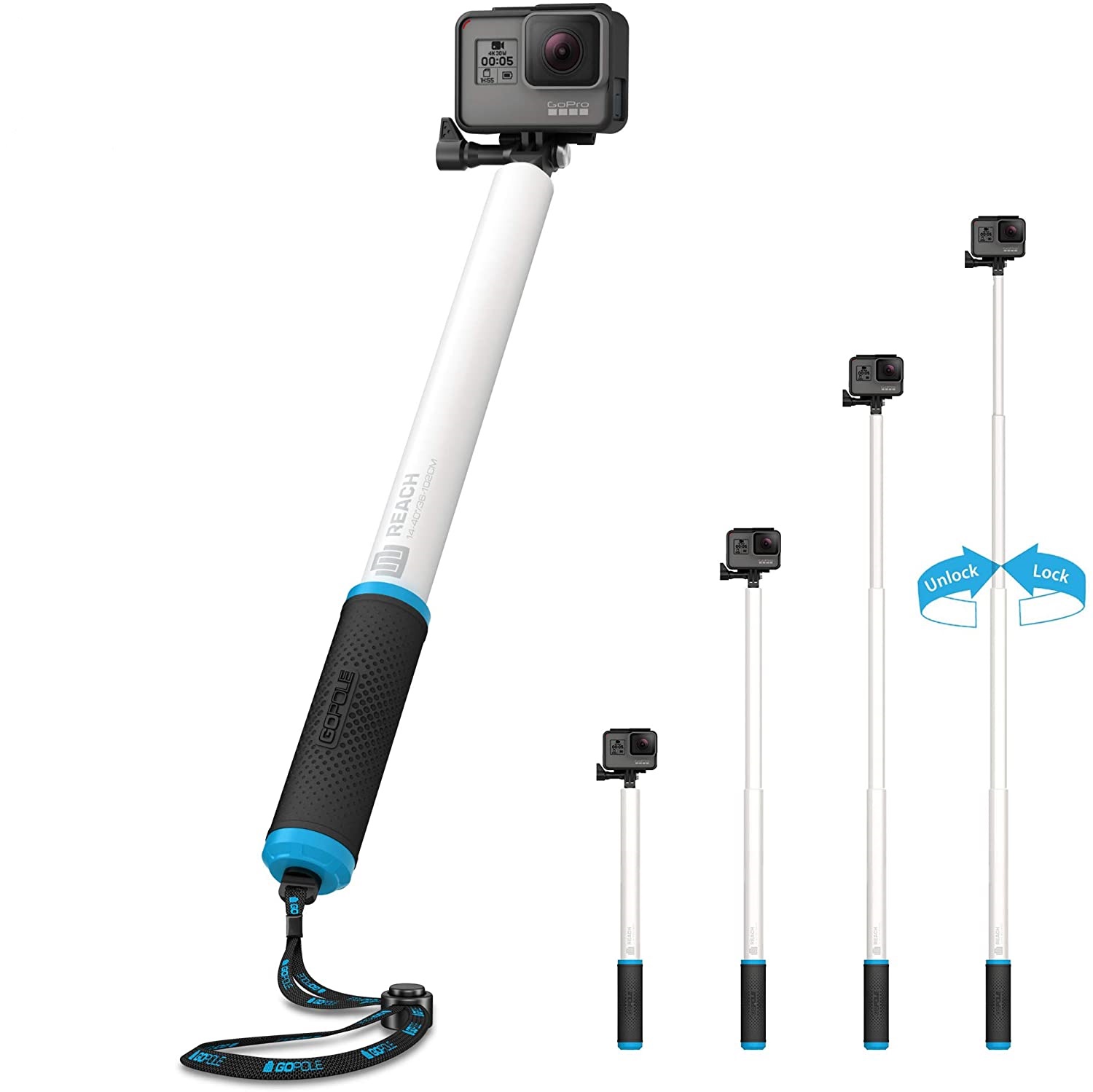 مونو پاد گوپرو GoPole Reach 14-40" Extension Pole for GoPro HERO