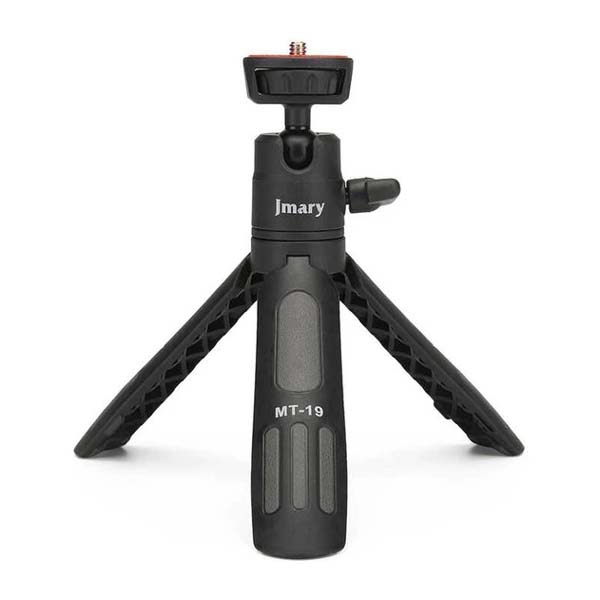 سه پایه رومیزی جی مری Jmary MT-19 به همراه هولدر نگه دارنده موبایل