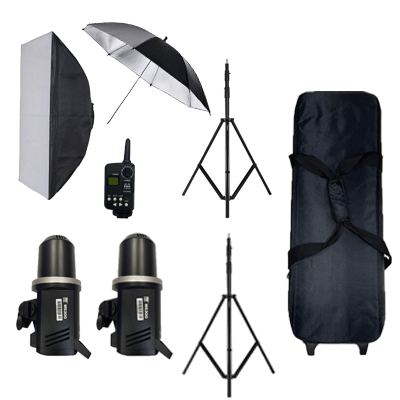 کیت فلاش 2 شاخه اس اند اس S&S MS300-F 2-MONOLIGHT KIT