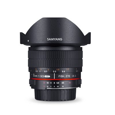 لنز فیش آی سامیانگ SAMYANG 8 mm f/3.5 UMC CS II fisheye for Canon