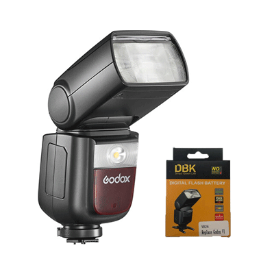 فلاش اکسترنال گودکس Godox Ving V860III Kit for Nikon به همراه یک باتری اضافه DBK VB26