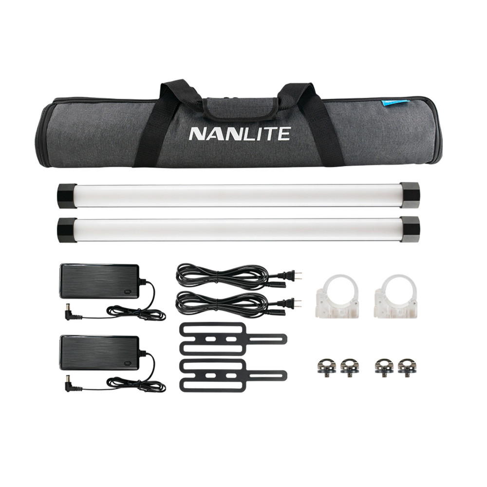 کیت باتومی نانلایت دو تایی Nanlite PavoTube II 15X RGBWW 2-Light Kit