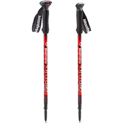 تک پایه کوهنوردی مانفروتو Manfrotto Off road Aluminum Walking Sticks (Red) MMOFFROADR