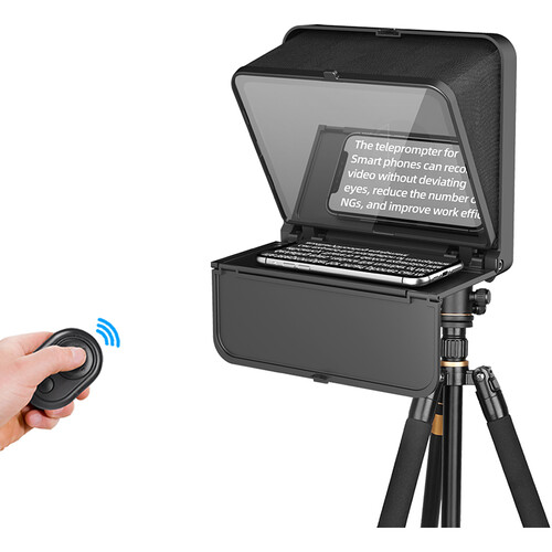 تله پرامپتر لنزگو LENSGO TC7S Portable Teleprompter برای موبایل
