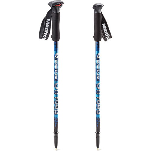 تک پایه کوهنوردی مانفروتو Manfrotto Off road Aluminum Walking Sticks (Blue) MMOFFROADB