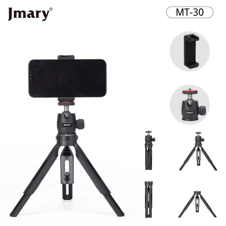 سه پایه رومیزی جی ماری Jmary MT-30 به همراه هولدر موبایل