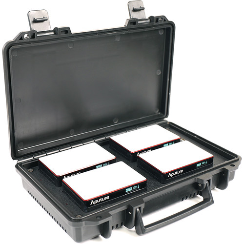 کیت نور ال ای دی Aputure MC 4-Light Travel Kit with Charging Case