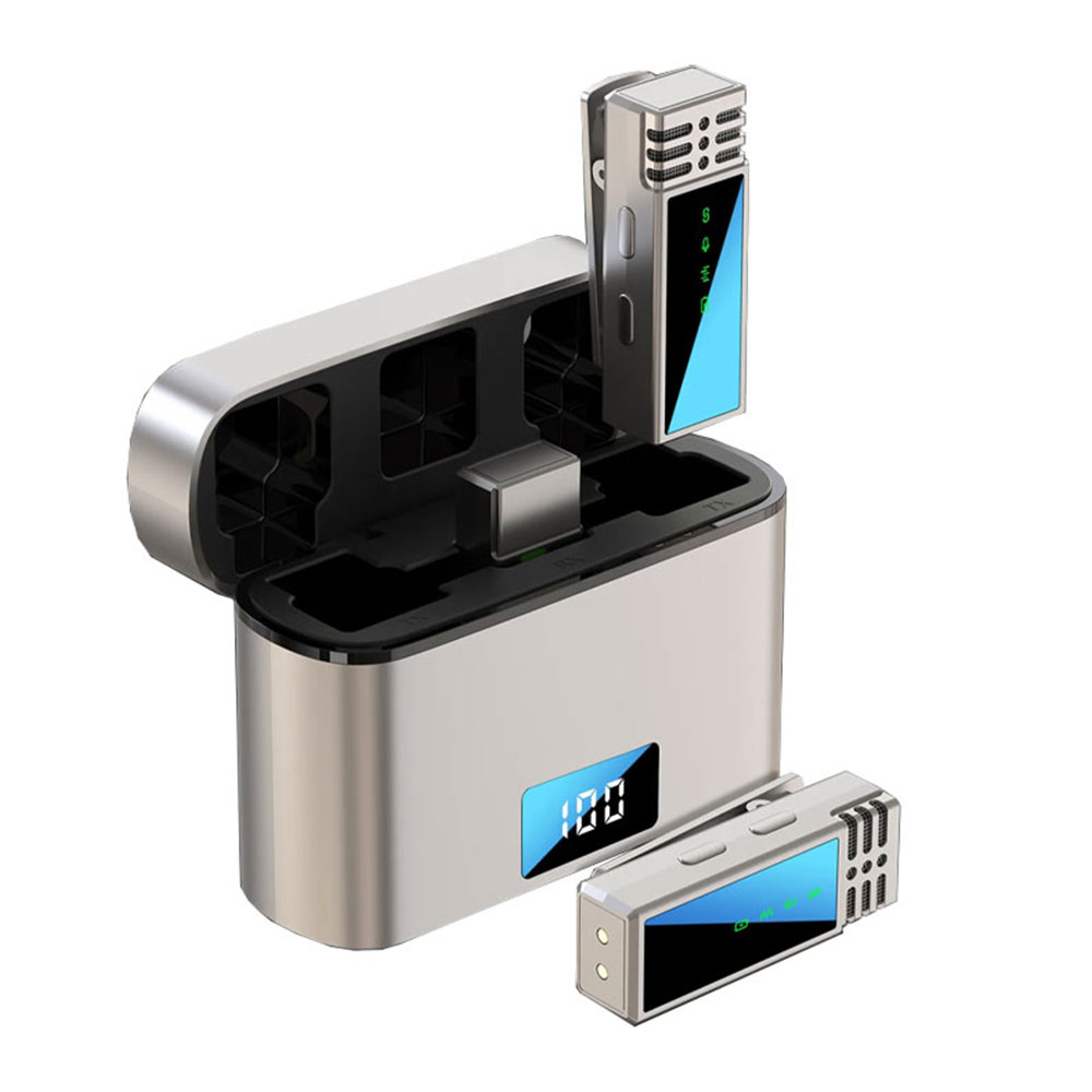 میکروفن بی سیم دو فرستنده جی مری Jmary MW-15 با پورت Type-C