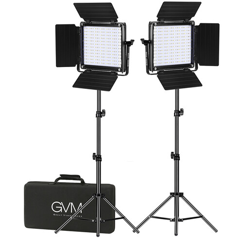 کیت نور ال ای دی GVM 800D-RGB LED Light Panel (2-Light Kit)