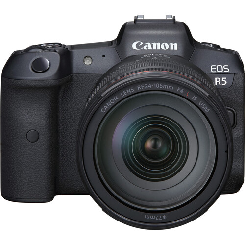کیت دوربین بدون آینه کانن Canon EOS R5 Mirrorless Camera with 24-105mm f/4
