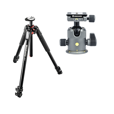 کیت سه پایه مانفروتو Manfrotto MT055XPRO3 به همراه بال هد ونگارد Vanguard Alta BH-300 Ball Head