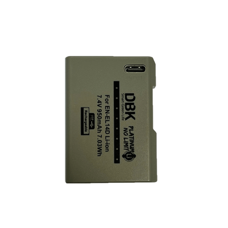 باتری دی بی کی DBK EN-EL14D به همراه کابل شارژ