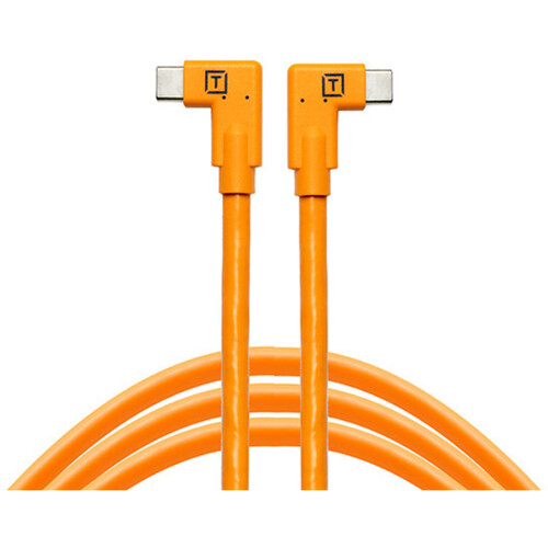 کابل تترتولز Tether Tools TetherPro Dual Right-Angle USB-C Cable CUC15RT2RT-ORG