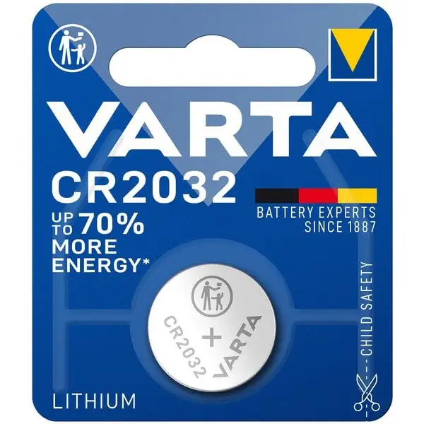 باتری سکه ای وارتا VARTA button cell CR2032