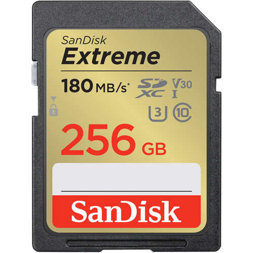 کارت حافظه سن دیسک SanDisk 256GB Extreme UHS-I SDXC 180MB/s