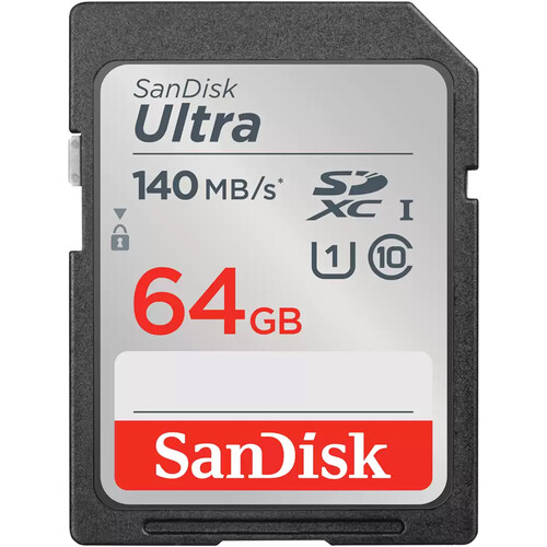 کارت حافظه سن دیسک SanDisk 64GB Ultra UHS-I SDXC 140MB/s