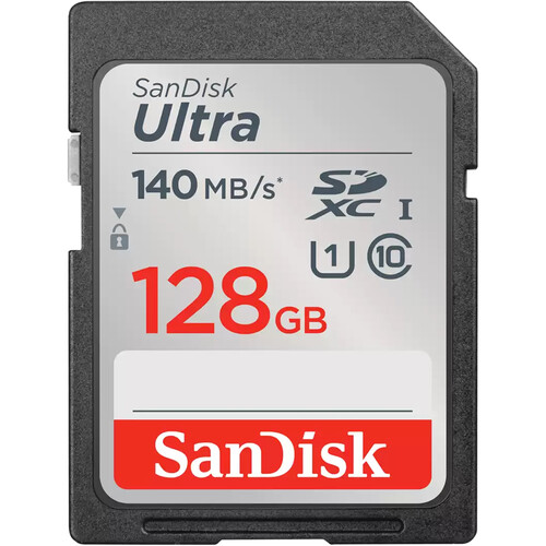 کارت حافظه سن دیسک SanDisk 128GB Ultra UHS-I SDXC 140MB/s