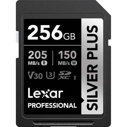 کارت حافظه لکسار Lexar 256GB Professional SILVER PLUS UHS-I SDXC