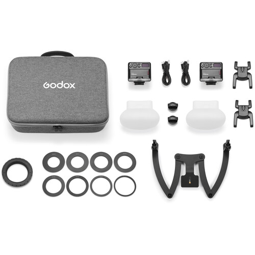 کیت فلاش ماکرو گودکس Godox MF12-DK3 Dental Macro Flash Kit