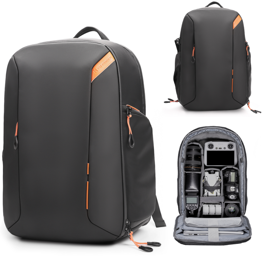 کوله پشتی کی اند اف K&F Concept Nature Wander Backpack (Black, 25L) KF13.211