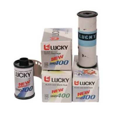 فیلم لاکی سیاه وسفید FILM LUCKY 100