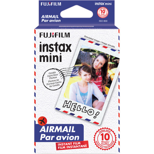 کاغذ دوربین چاپ سریع فوجی فیلم Fujifilm instax mini Airmail Instant Film (10 Exposures)