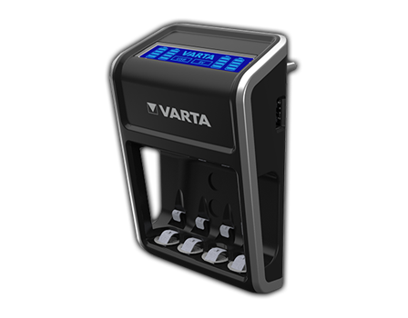 VARTA LCD Plug Charger For AA/AAA/9V and USB device
