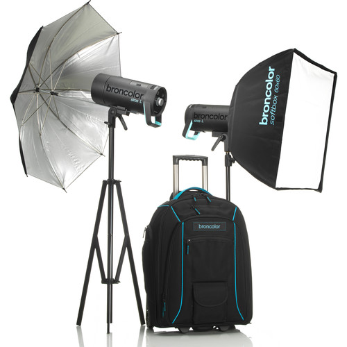 Broncolor Siros L 400Ws Battery-Powered 2-Light Outdoor Kit 2